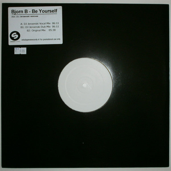 Bjorn B : Be Yourself (12", Promo, W/Lbl)