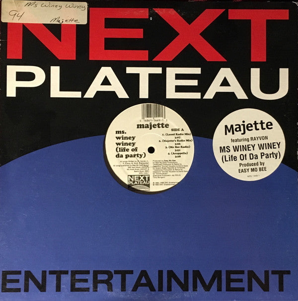 Majette : Ms. Winey Winey (Life Of Da Party) (12", Promo)