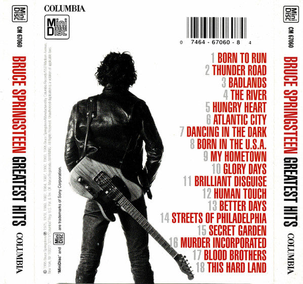 Bruce Springsteen : Greatest Hits (MD, Comp)