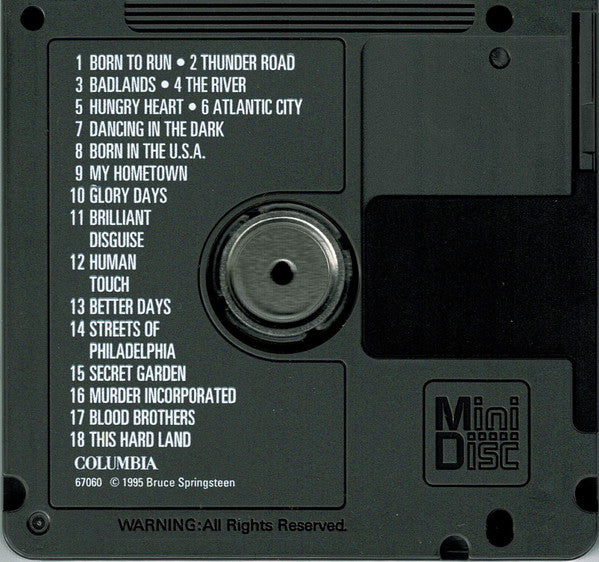 Bruce Springsteen : Greatest Hits (MD, Comp)