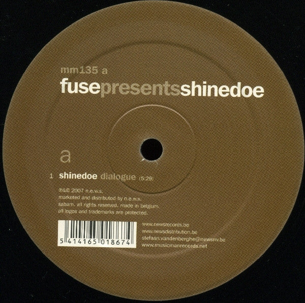 Shinedoe : Fuse Presents Shinedoe (Sampler 1) (12", Smplr)