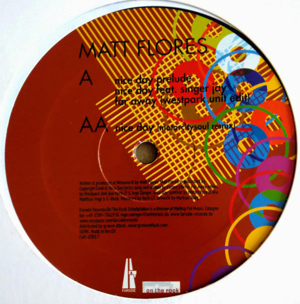 Matt Flores : Nice Day EP (12", EP)