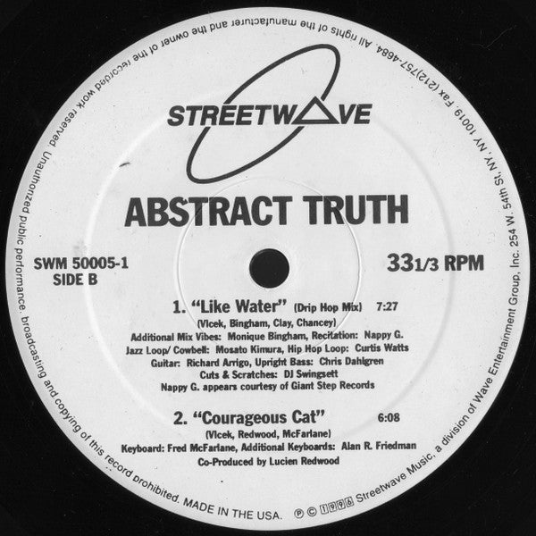 Abstract Truth : Get Another Plan (12")