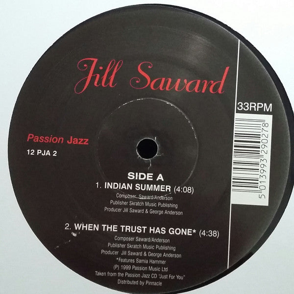 Jill Saward : Indian Summer (12", Single)