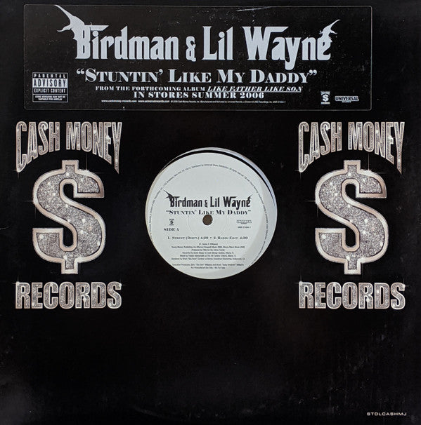 Birdman (2) & Lil Wayne : Stuntin' Like My Daddy (12", Promo)