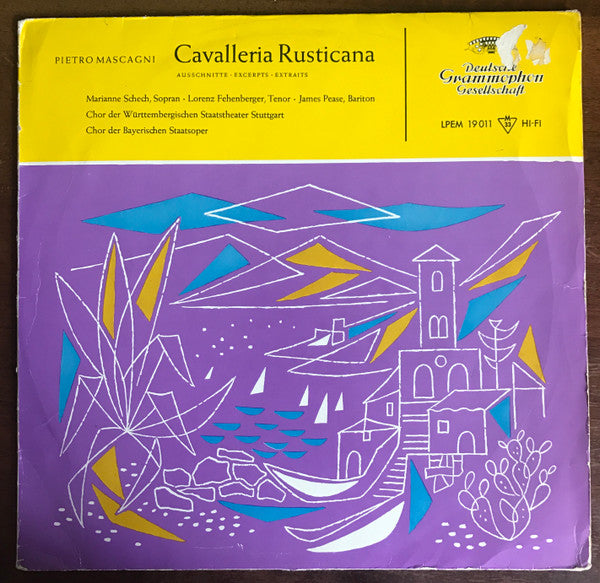 Pietro Mascagni : Cavalleria Rusticana  (LP, Album, Mono)