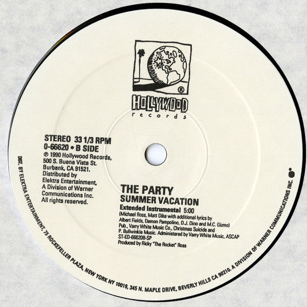 The Party : Summer Vacation (12")