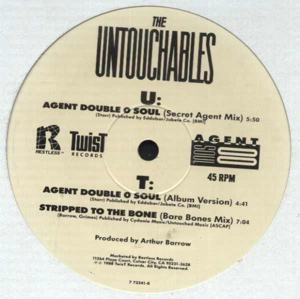 The Untouchables (7) : Agent Double O Soul (12")