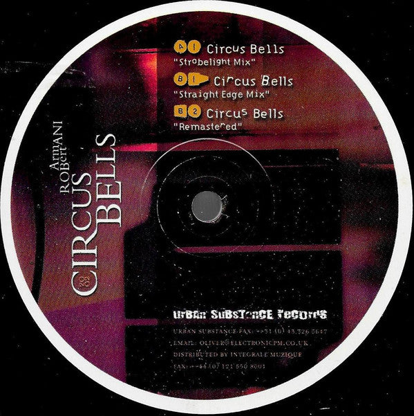 Robert Armani : Circus Bells 2002 (12")