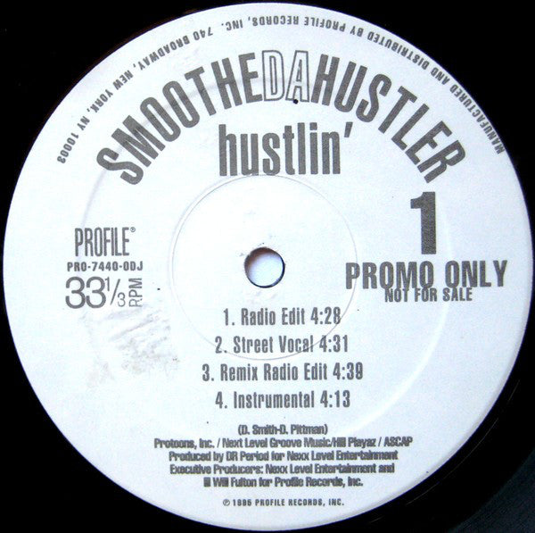 Smoothe Da Hustler : Hustlin' / Broken Language (12", Promo)