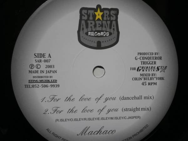 Machaco : For The Love Of You (12")