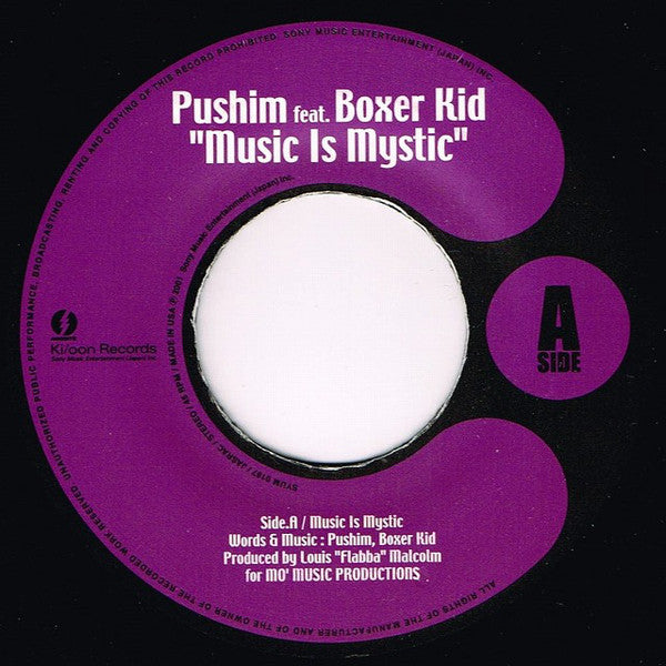 Pushim Feat. Boxer Kid : Music Is Mystic (7")