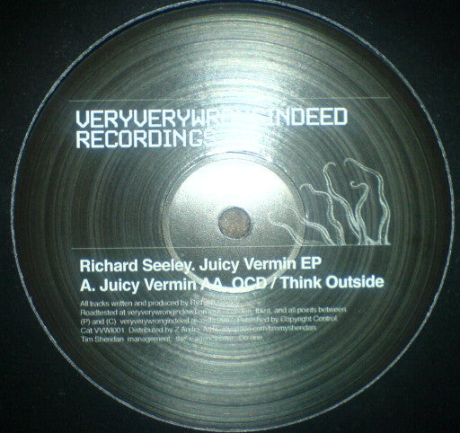 Richard Seeley : Juicy Vermin EP (12", EP)