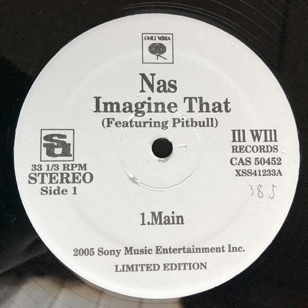 Nas : Imagine That / Bridging The Gap (Manny Faces Remix) (12", Ltd)