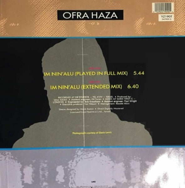 Ofra Haza : Im Nin'Alu (Played In Full Mix) (12")