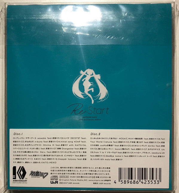 Various : Hatsune Miku 10th Anniversary Album Re:Start (2xCD, Comp, Ltd)