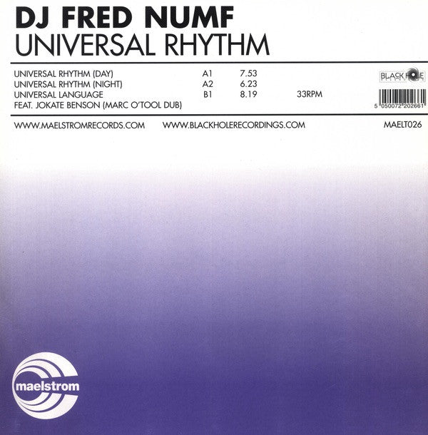 Fred Numf : Universal Rhythm (12")