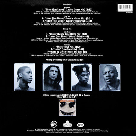 Urban Species Featuring MC Solaar : Listen (2x12", Single)