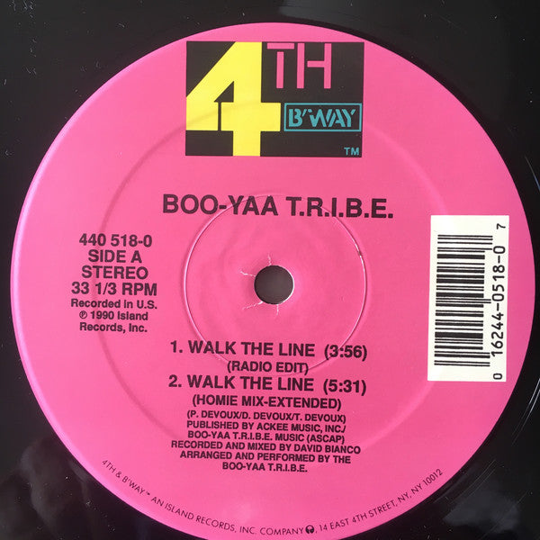 Boo-Yaa T.R.I.B.E. : Walk The Line (12")