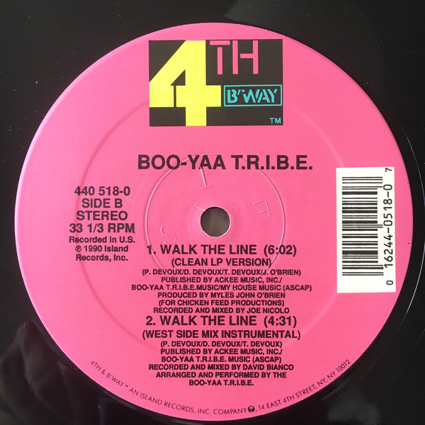 Boo-Yaa T.R.I.B.E. : Walk The Line (12")