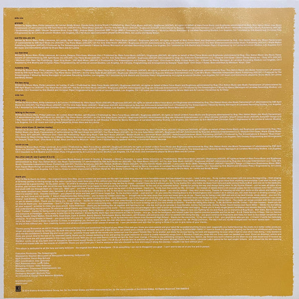 Bruno Mars : Doo-Wops & Hooligans (LP, Album, Ltd, Ora)