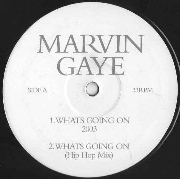 Marvin Gaye : What's Going On 2003 (12", Promo)