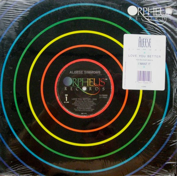 Aleese Simmons : Love You Better (12")