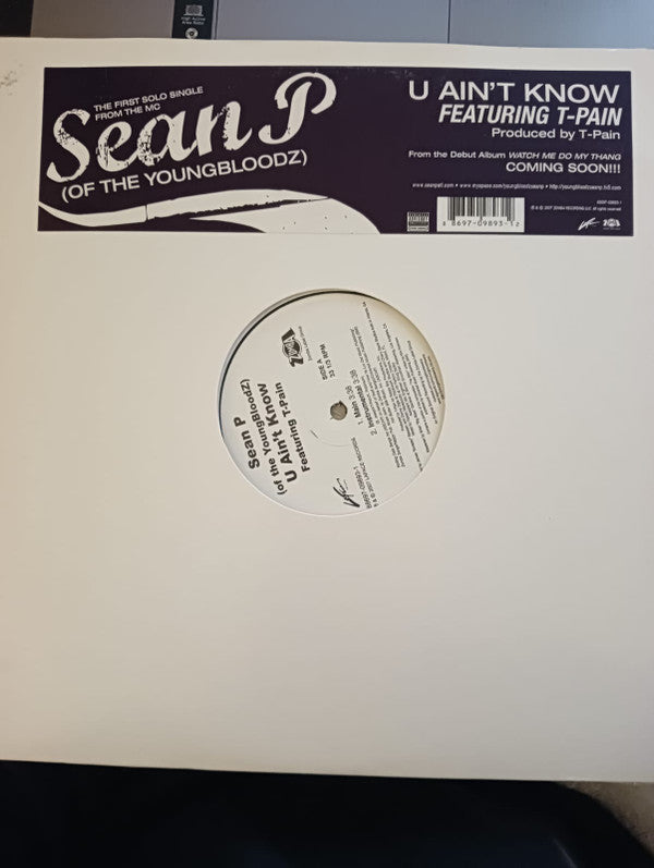 Sean Paul (2) : U Ain't Know (12")