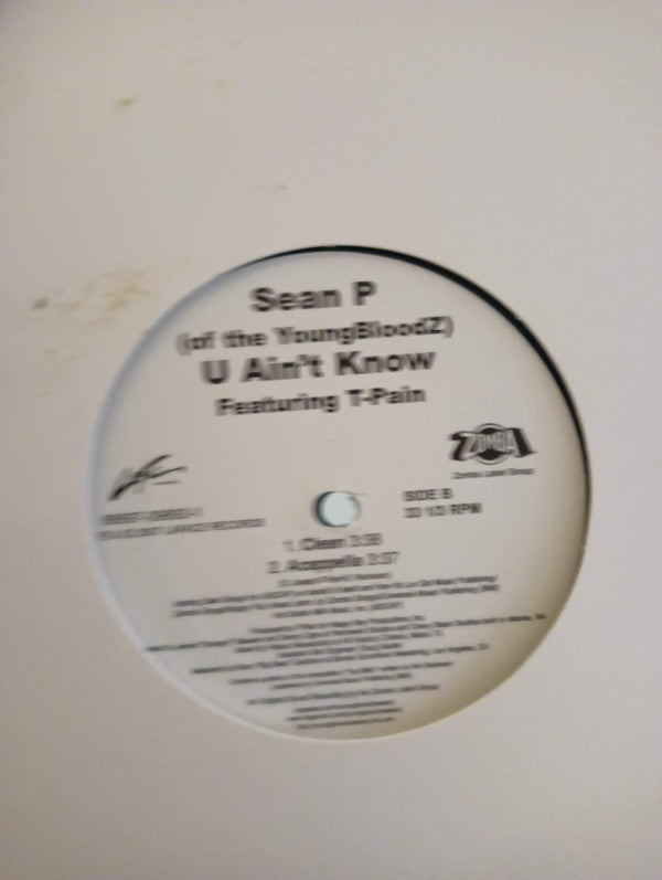Sean Paul (2) : U Ain't Know (12")