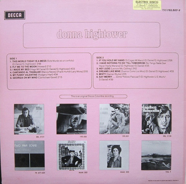 Donna Hightower : This World Today Is A Mess (LP, Album)