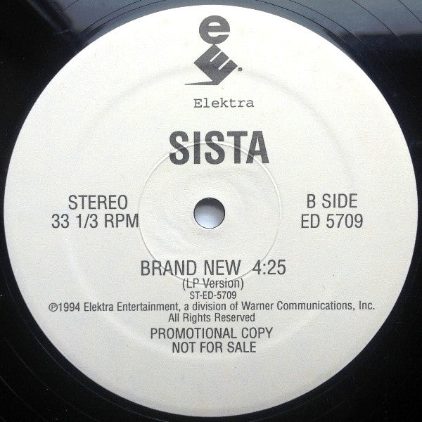 Sista (2) : Brand New (12", Promo)