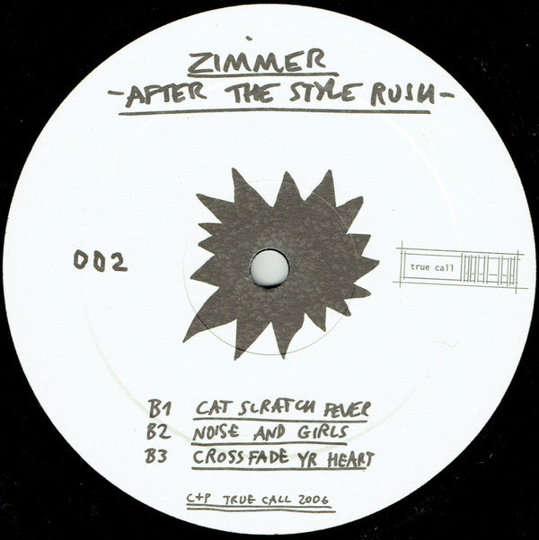 Zimmer (2) : After The Style Rush (12")