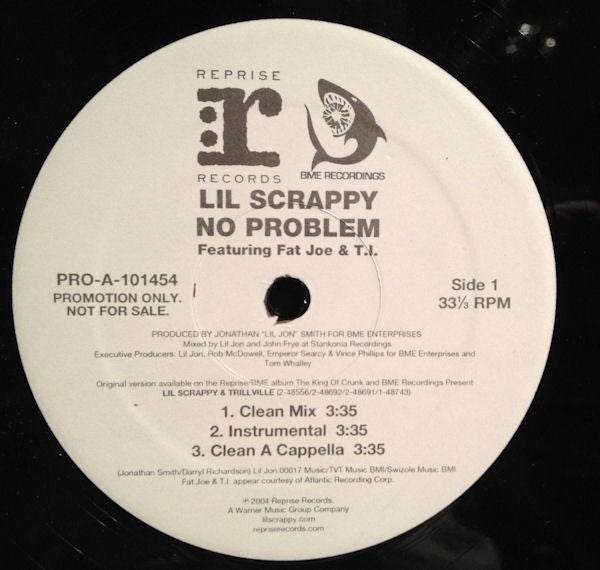 Lil' Scrappy : (More Problems...) No Problem (Remix) (12", Promo)
