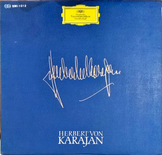 Ludwig van Beethoven, Herbert von Karajan, Gundula Janowitz ∙ Hilde Rössel-Majdan ∙ Waldemar Kmentt, Walter Berry ∙ Wiener Singverein, Berliner Philharmoniker : IX. Symphonie D-Moll »Freude, Schöner Götterfunken« (Herbert Von Karajan Bei Der Probe Und Aufnahme Des 4. Satzes) (LP)