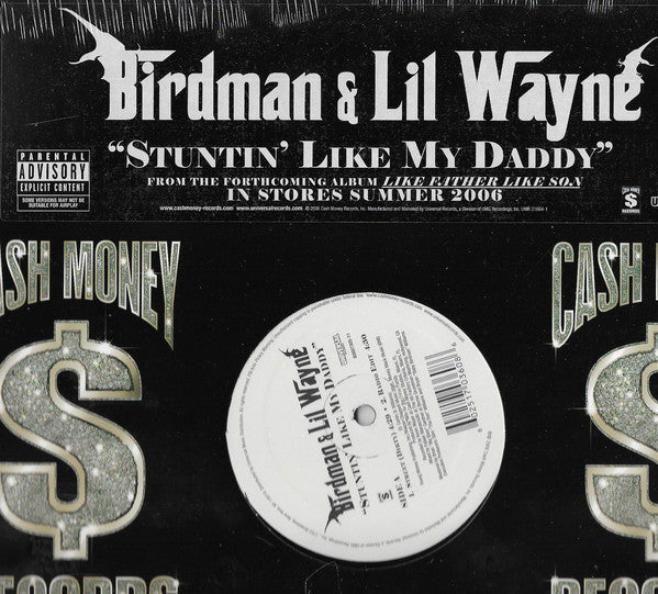 Birdman (2) & Lil Wayne : Stuntin' Like My Daddy (12", Maxi)