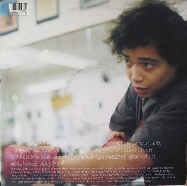 Finley Quaye : When I Burn Off Into The Distance (12")