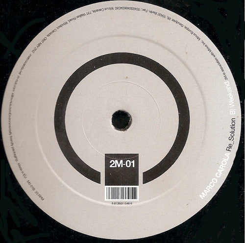 Marco Carola : Re_Solution (12", Ltd)