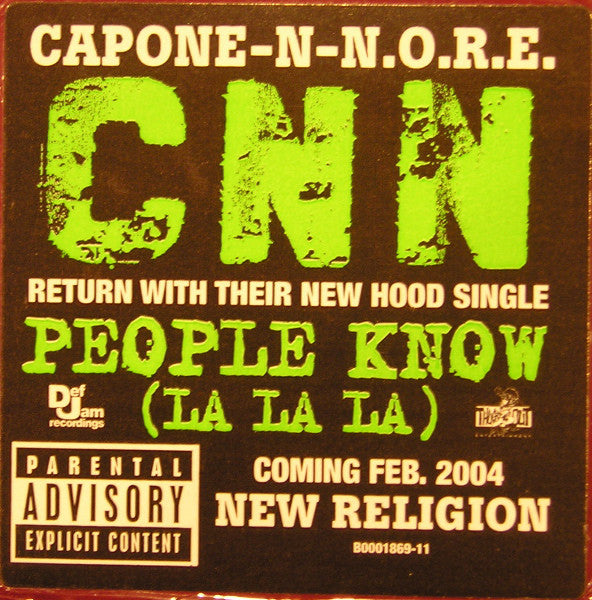 Capone -N- Noreaga : People Know (La La La) (12")