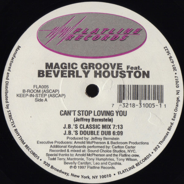 Magic Groove Feat. Beverly Houston : Can't Stop Loving You (12")