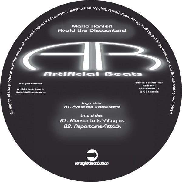 Mario Ranieri : Avoid The Discounters! (12")