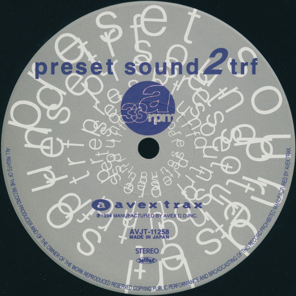 trf : Preset Sound 2 (12")