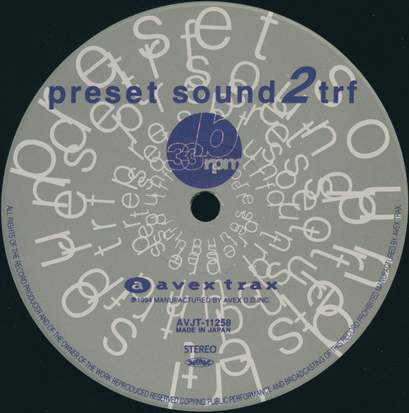 trf : Preset Sound 2 (12")