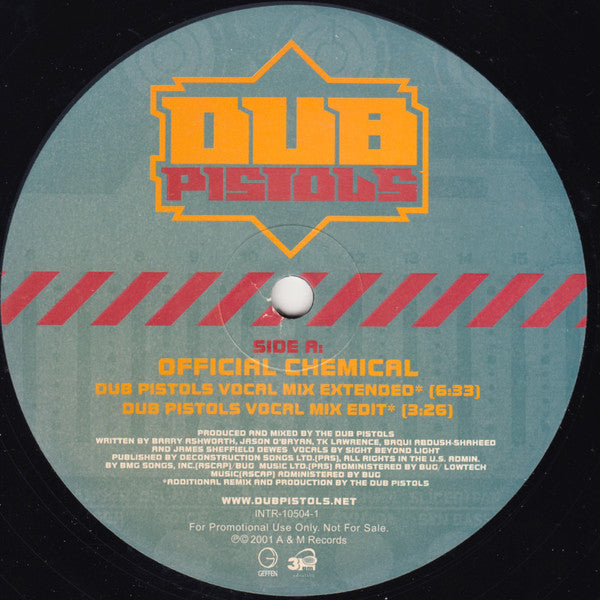 Dub Pistols : Official Chemical (12", Promo)
