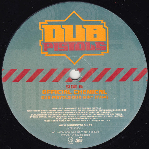 Dub Pistols : Official Chemical (12", Promo)