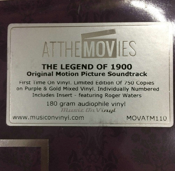 Ennio Morricone : The Legend Of 1900 (Original Motion Picture Soundtrack) (LP, Ltd, Num, Pur)