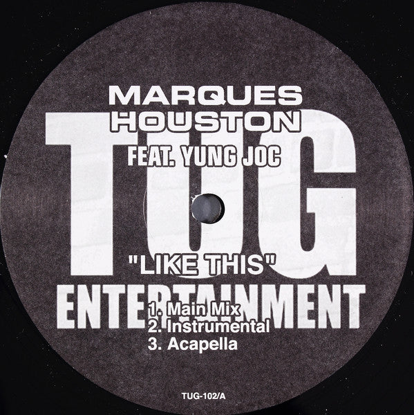Marques Houston F/ Yung Joc : Like This (12", Single, Promo)
