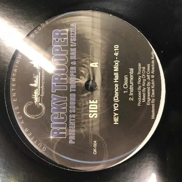 Sound Trooper : Hey Yo (Dancehall Mix) (12", Single, Promo)