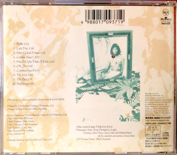 Lou Reed : Berlin (CD, Album, RE, RM)