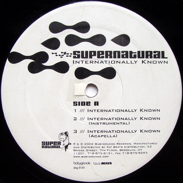 Supernatural (2) : Internationally Known (12")