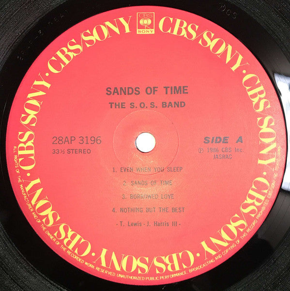 The S.O.S. Band : Sands Of Time (LP, Album)